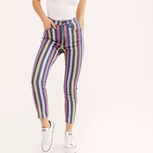 3x1 Volt Crop Stripe Jeans